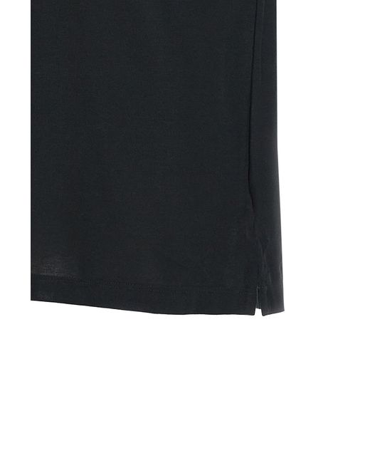 Zanone Black Crew Neck T-Shirt for men