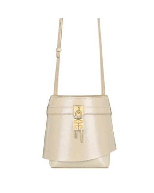 Givenchy White Shark Lock Bucket Bag