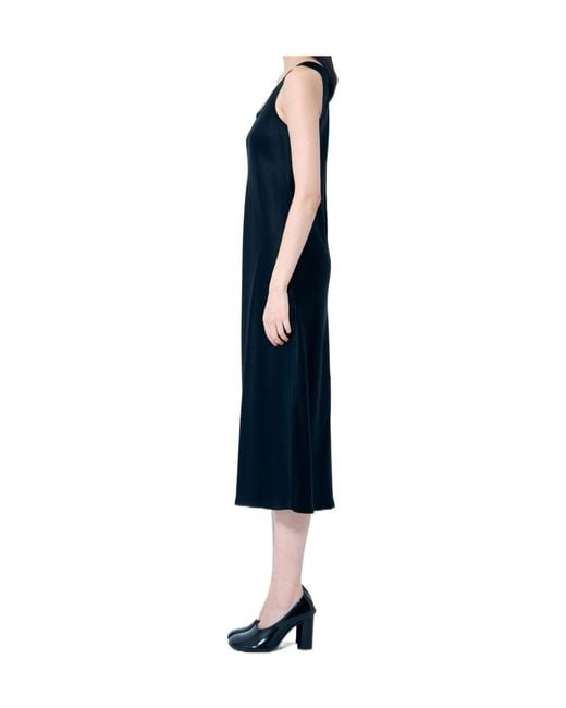 Max Mara Blue Banjo Sleeveless Midi Dress