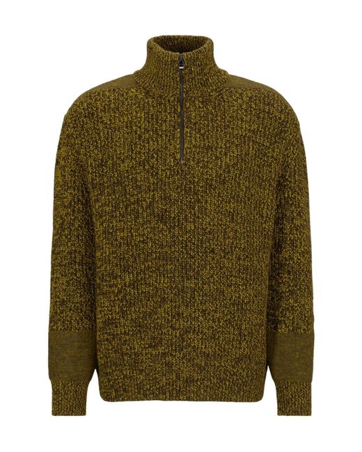 Boss Green Classic Half-Zip Sweater for men