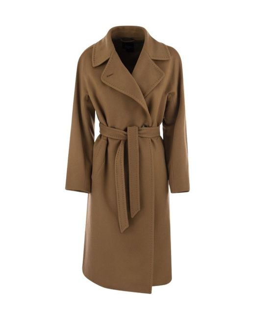 Weekend by Maxmara Brown Cashmere Coat