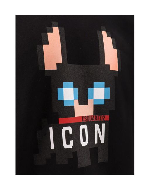 DSquared² Black Sweatshirt for men