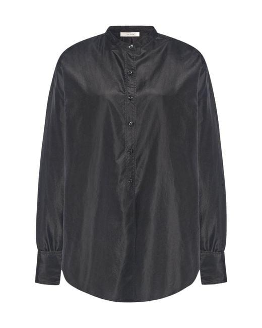 The Row Gray Long-Sleeved Shirt