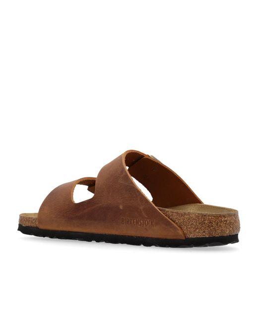 Birkenstock Brown Arizona Double Strap Slip-On Sandals