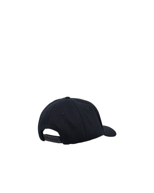 Palm Angels Blue Logo Embroidered Baseball Cap for men
