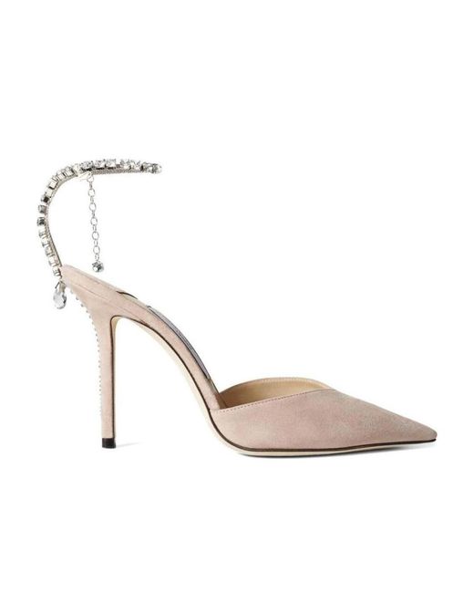Jimmy Choo Multicolor Saeda 100 Pumps