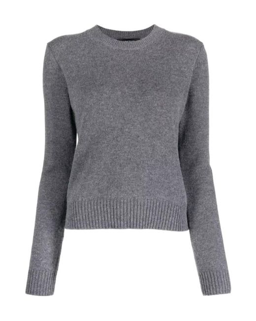 Lisa Yang Gray Long-Sleeved Sweater