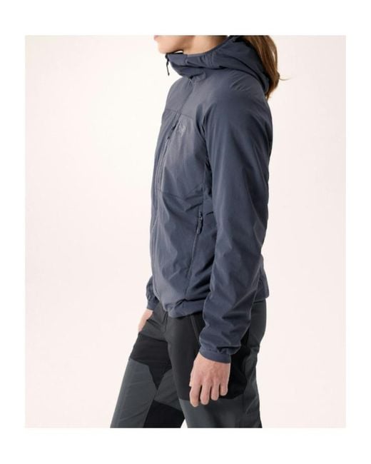 Arc'teryx Blue Zip Front Hooded Jacket