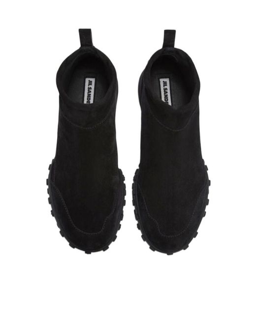 Jil Sander Black Moon Slip-On Sneakers for men