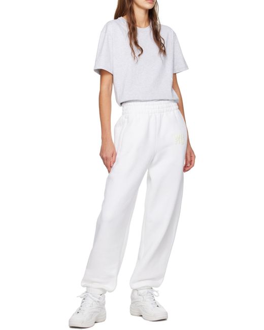 Alexander Wang White T By Crewneck Short-Sleeved T-Shirt