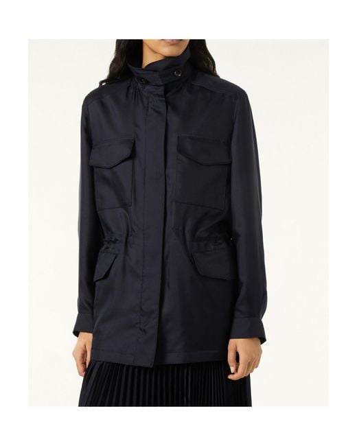 Loro Piana Blue Traveller Mini Field Jacket
