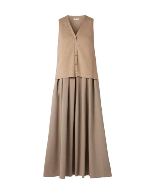 Staud Natural Madeline Dress