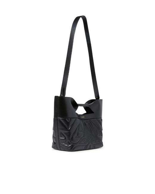 McQueen White The Bow Small Shoulder Bag