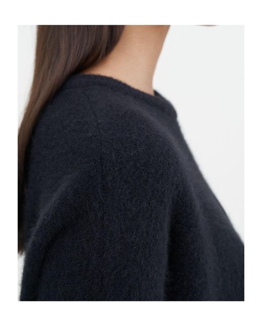 Filippa K Blue Crewneck Short-Sleeve Knitwear