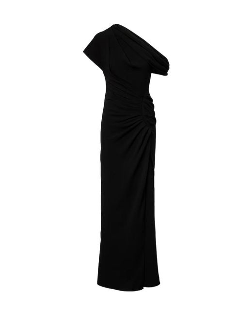 Jonathan Simkhai Black One-Shoulder Dress