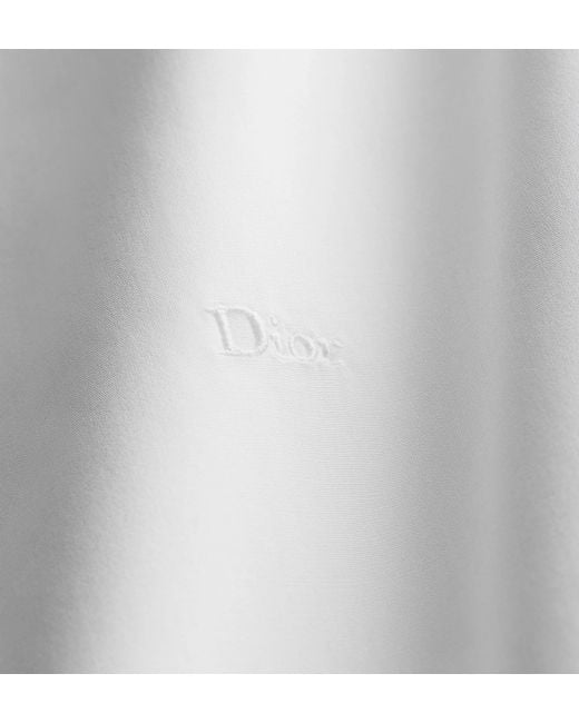 Dior White Shirt With Moulures Embroideries for men