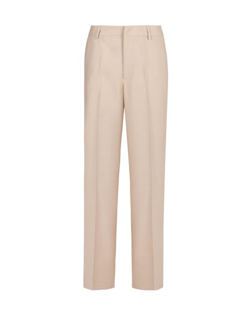 PT01 Natural Pt Torino Straight Leg Dress Pants