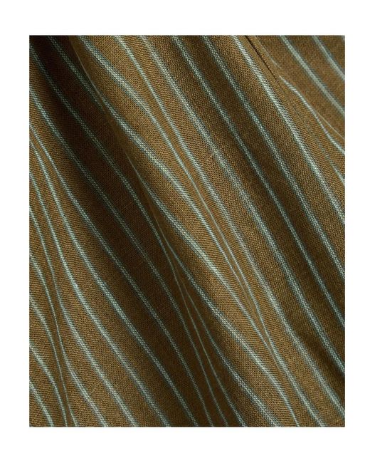 Staud Green Stripe Casual Trousers