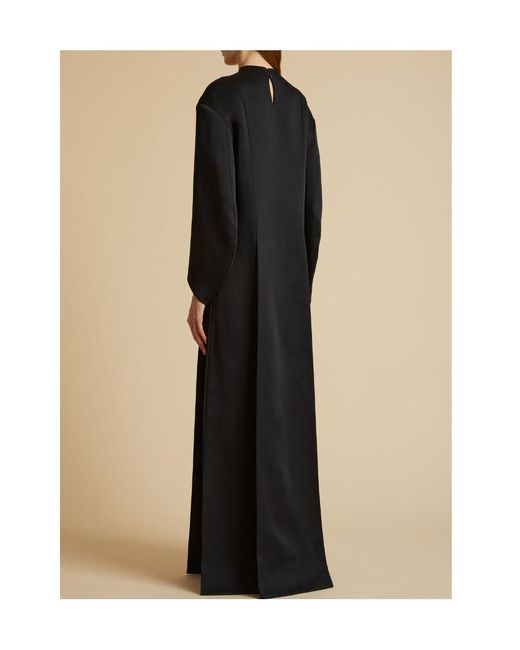 Khaite Black The Clete Maxi Dress