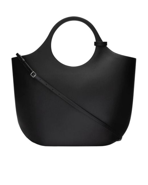 Courreges Black Courrèges Large Holy Leather Bag