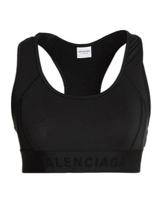 Balenciaga Black Sleeveless Sports Top