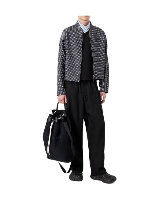 Emporio Armani Blue Collar Zip-Up Jacket for men
