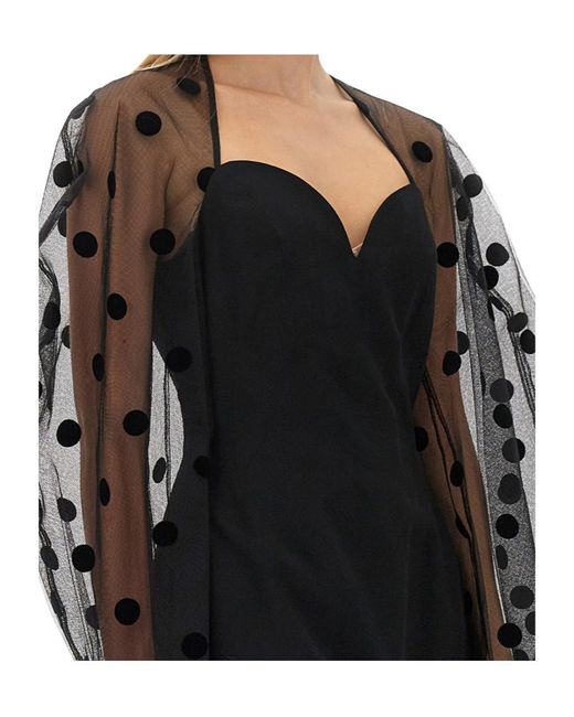 Nina Ricci Black Balloon Sleeve Dress