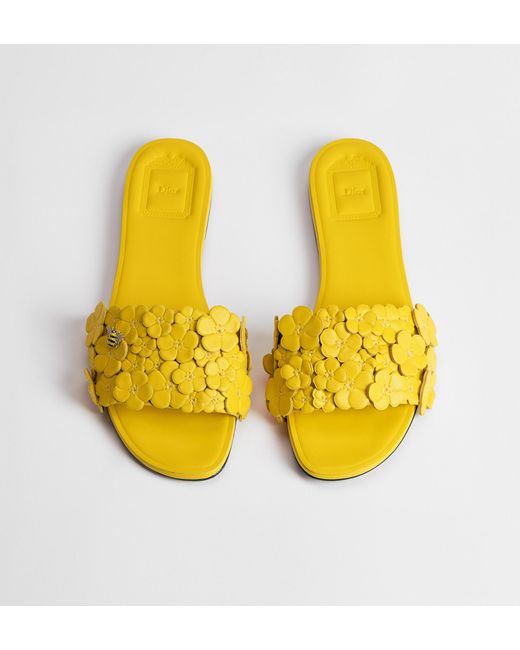 Dior Yellow Bloom Slide