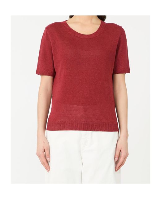 Weekend by Maxmara Red Wkdpancone Crewneck Jumper