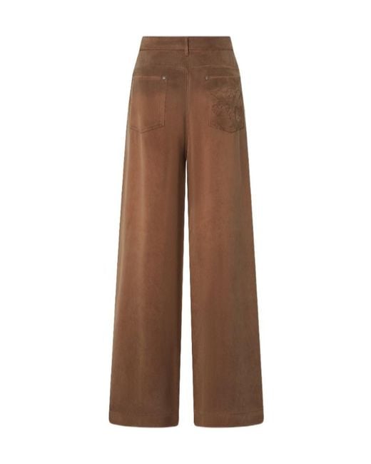 Pinko Brown Palazzo Trousers