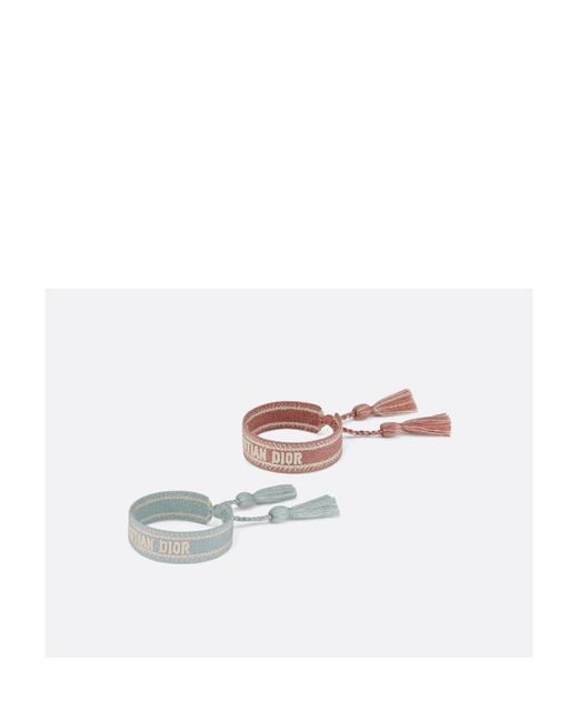 Dior White 2 Pieces Of Bracelet