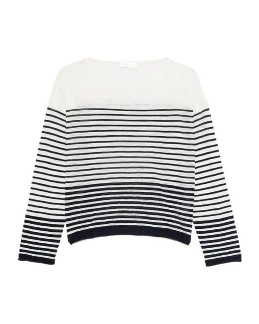 Roberto Collina White Striped Top
