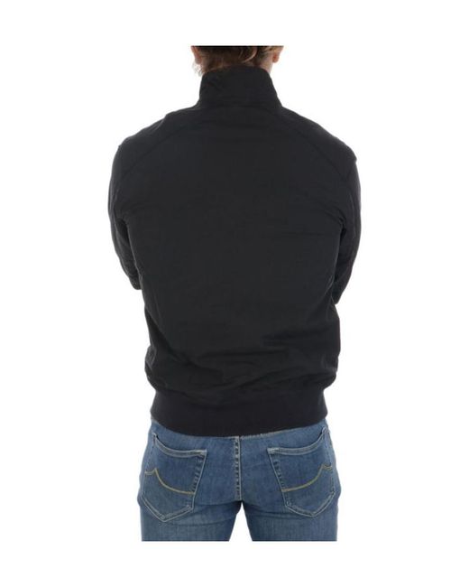 Barbour Black International Rectifier Zipped Long-Sleeved Jacket for men