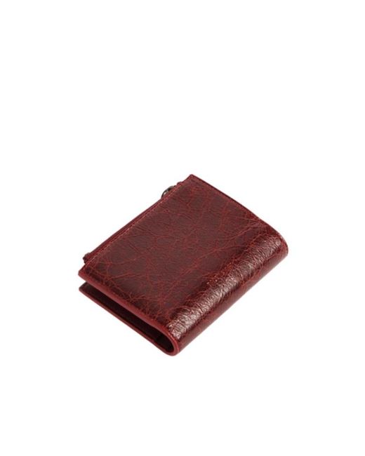 Balenciaga Red Le City Bi-Fold Wallet