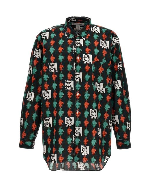 Comme des Garçons Black 'andy Warhol' Shirt for men