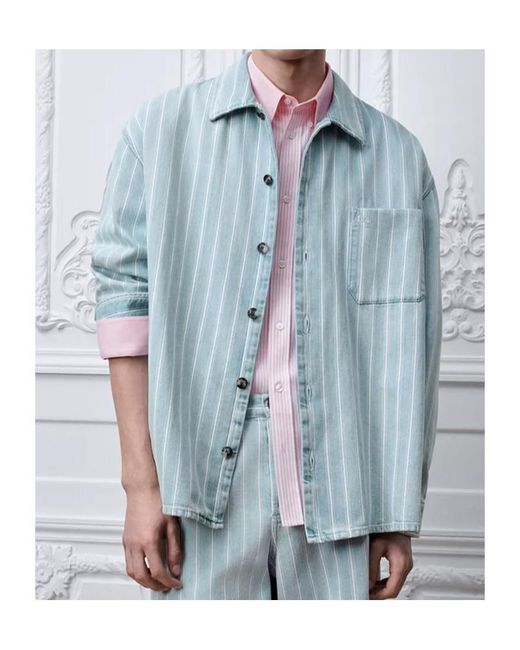 Dior Blue Overshirt for men