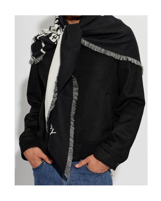 Burberry Black Triangle Scarf for men