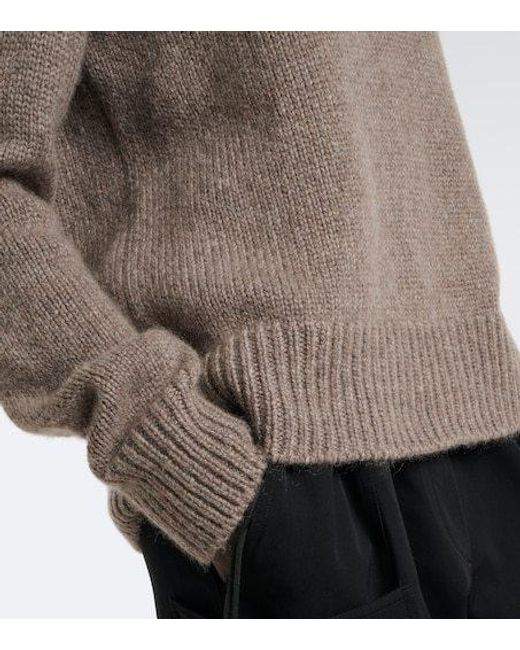 The Row Brown Pato Cashmere Sweater