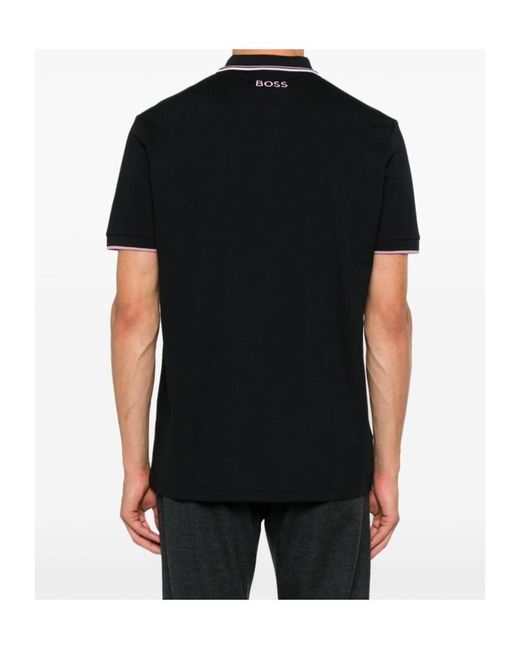 Boss Black Boss Logo Embroidered Short-Sleeved Polo Shirt for men