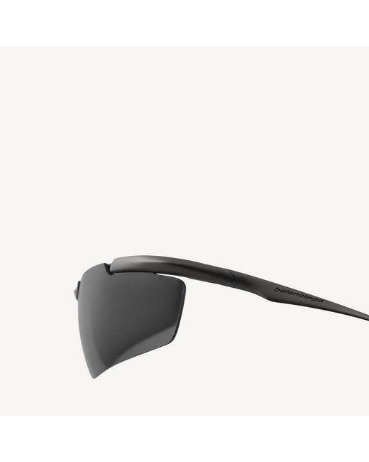 Balenciaga White Eyewear Boomerang Cat Sunglasses