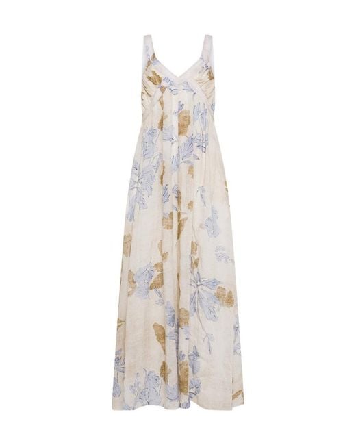 Seventy White Printed Dress