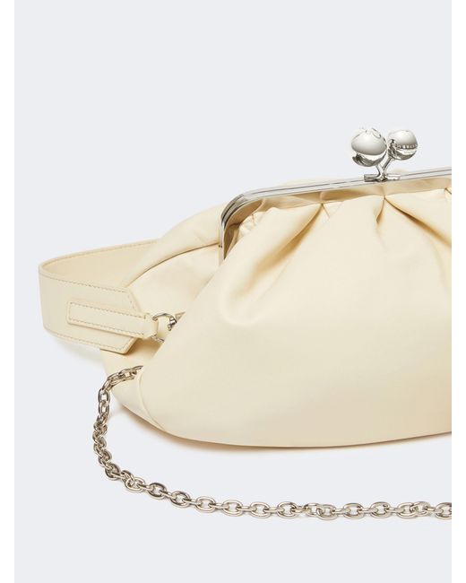 Weekend by Maxmara Natural Medium Pasticcino Chain-Strap Clutch Bag