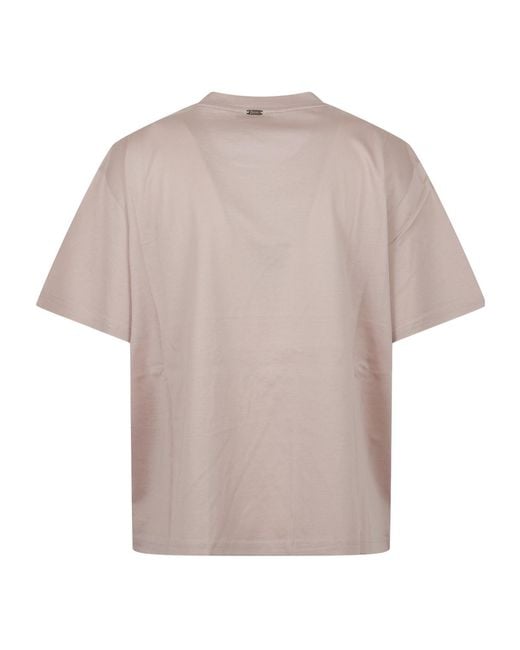Herno Multicolor Embellished Crewneck T-Shirt