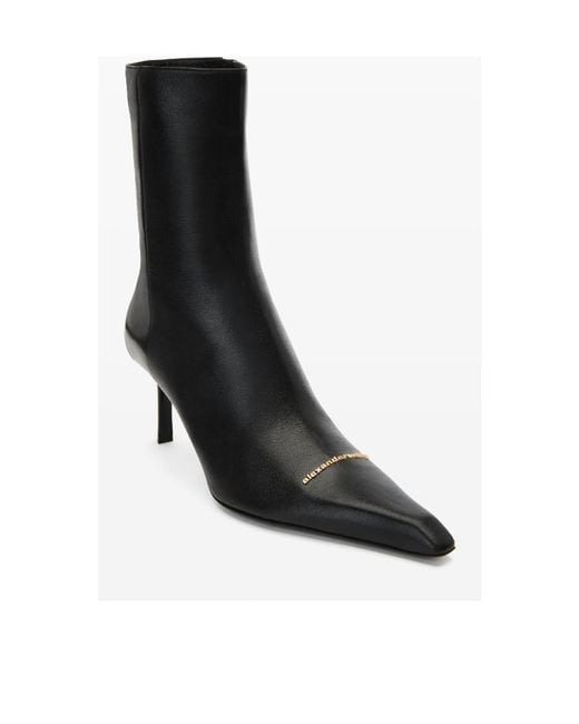 Alexander Wang Black Viola 77Mm Leather Boots