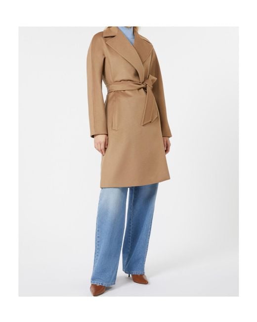 Max Mara Natural Studio Dravenna Belted Coat