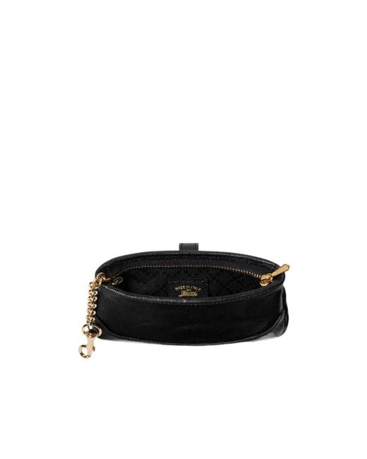 Gucci Black Jackie Zip Key Pouch