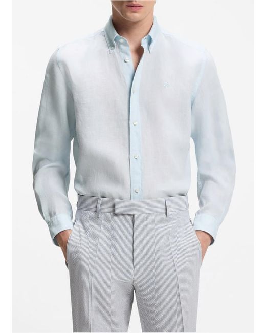 Boss White Long-Sleeves Shirt for men