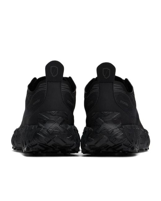 Norda Black Laced Sneakers for men