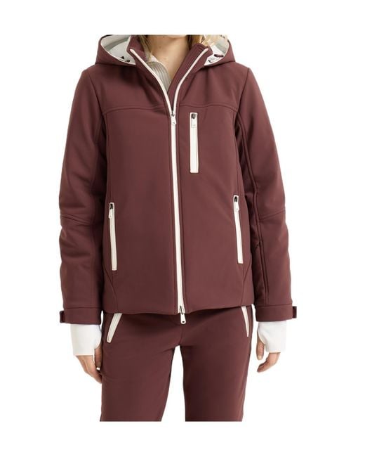 Brunello Cucinelli Purple Hooded Outerwear Jacket