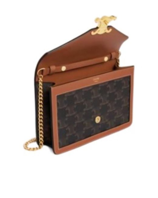 Céline Black Wallet On Chain Margo for men
